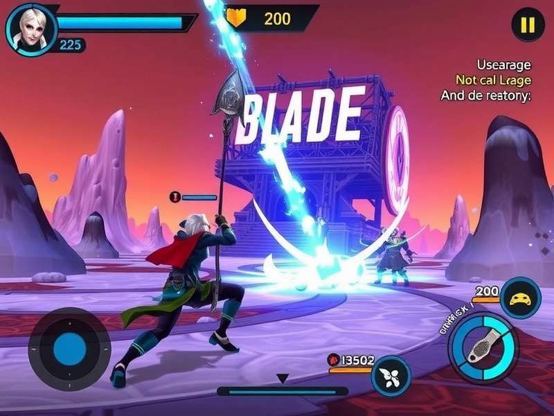 Blizzard Blade Combat Gameplay